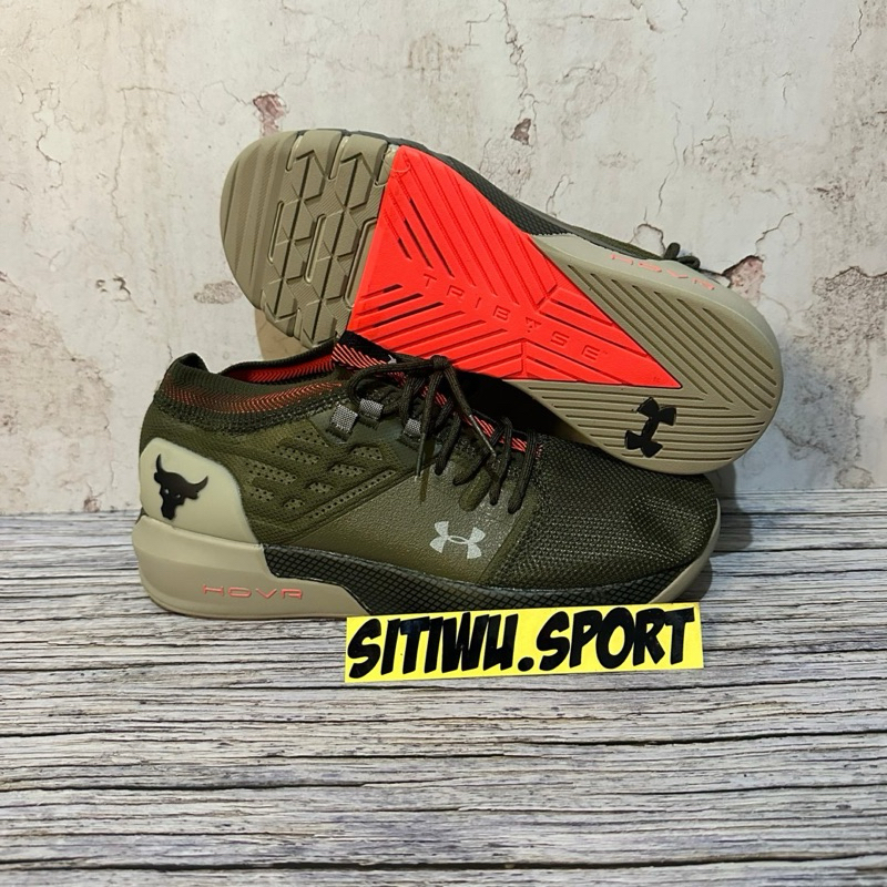 Sepatu Under Armour Project Rock 2 Army