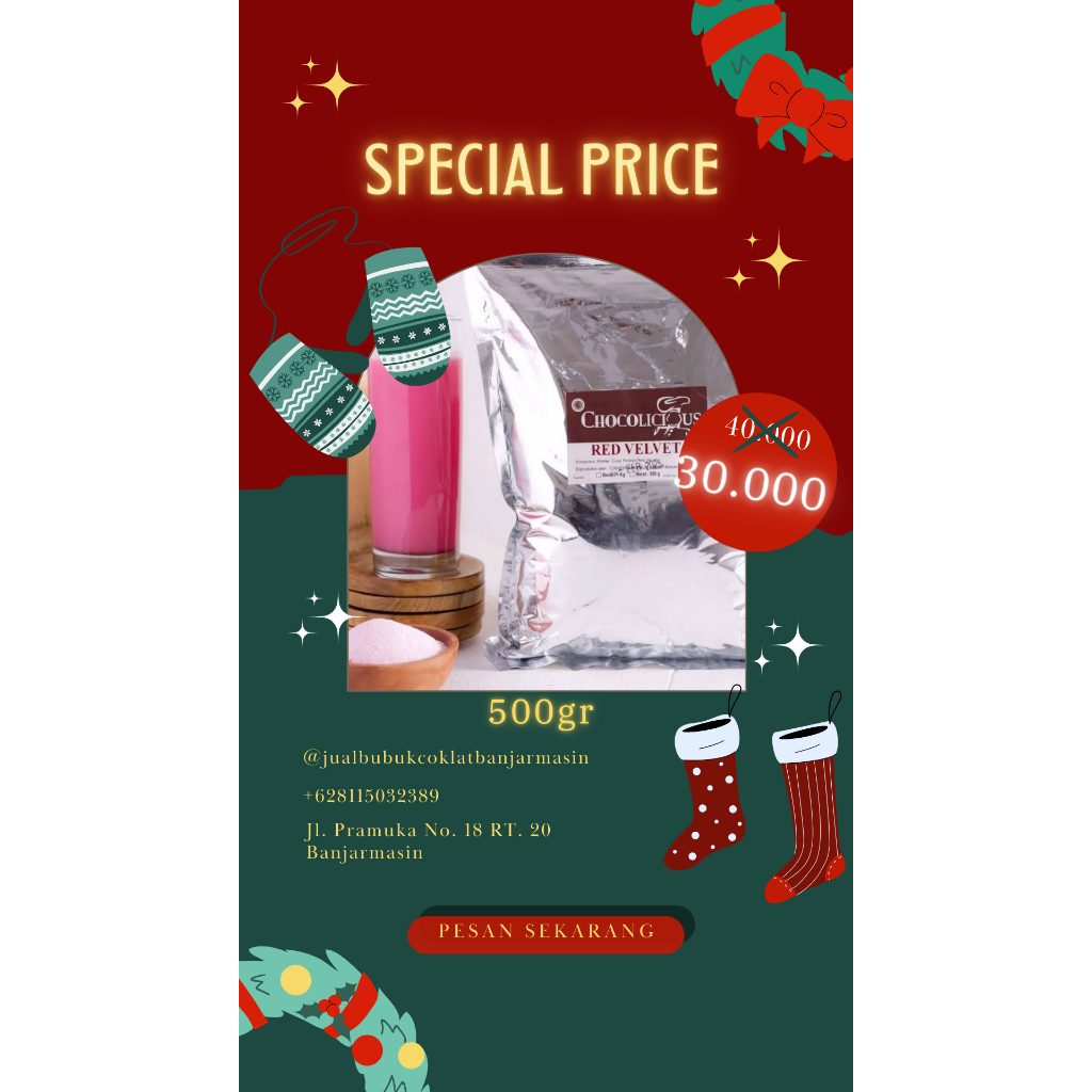 

Bubuk Minuman Premium Chocolicious 500 gram NON COKLAT | Bubuk Minuman Rasa All Varian