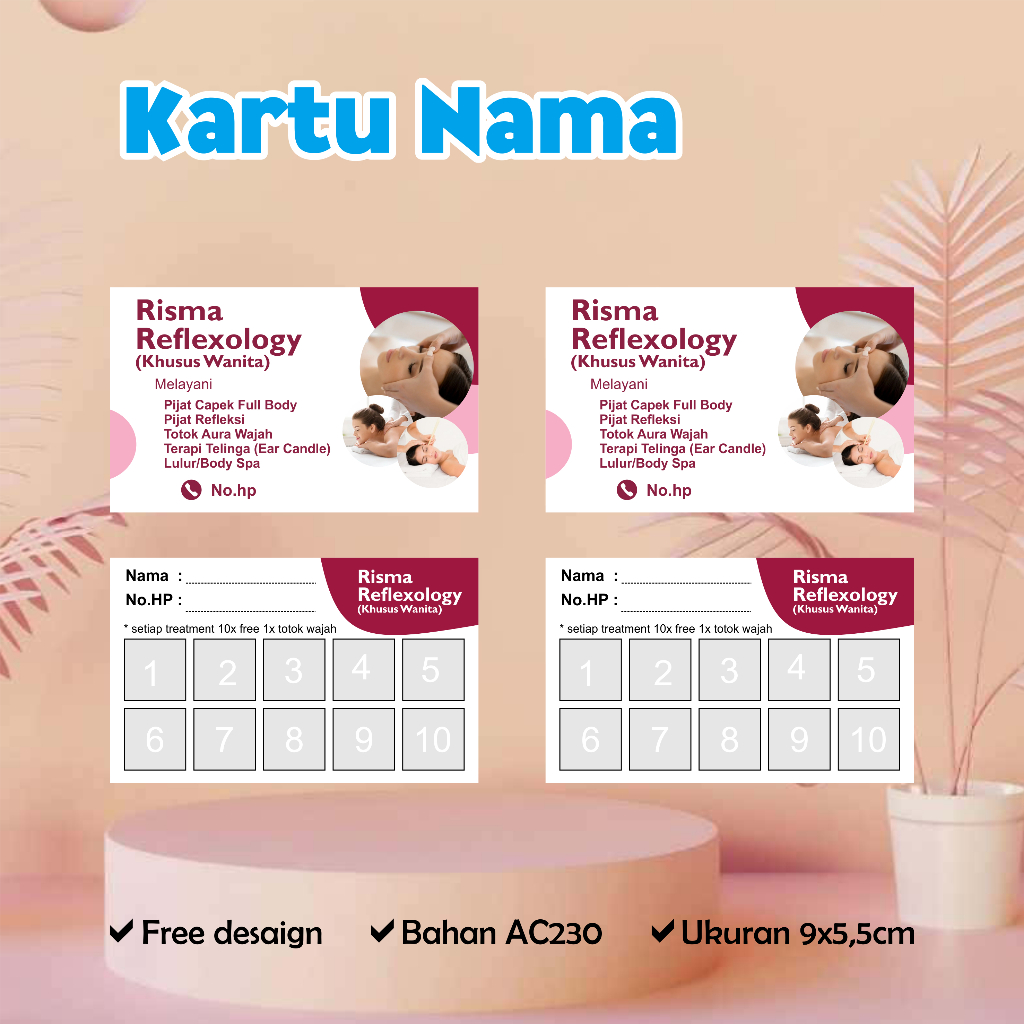 

Kartu Nama (Free desaign)