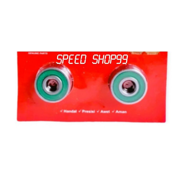 Bearing Laher Roda depan set kanan kiri 2PC 6201RS Honda Beat fi Scoopy fi Spacy Fi Vario 110 Fi, Be
