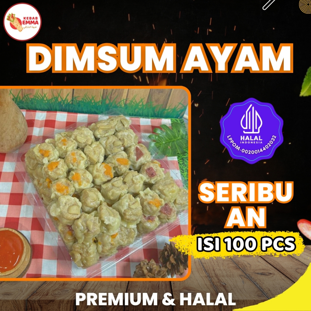 

Dimsum Mini isi 100 Free Saus Merah Topping Wortel, Smokebeef, Sosis Halal & Frozen