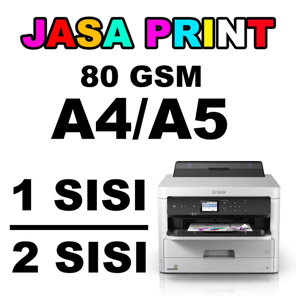

Jasa Print Murah / Jasa Cetak / kertas a4 a5 80 Gsm