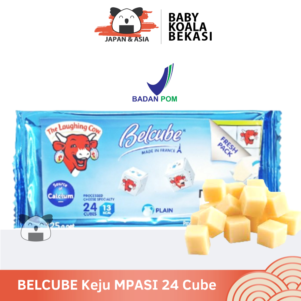 

BELCUBE Plain Cheese Bite 24 Cube | Keju MPASI Bayi- Bekasi