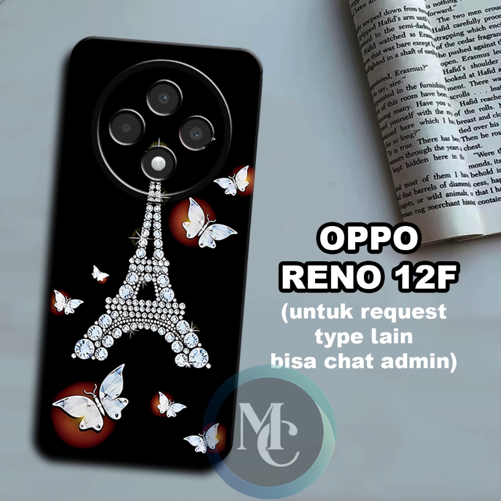 CC18/ Softcase karet lentur untuk OPPO Reno 12F/Motif cewek/case OPPO Reno 12F /kesing OPPO Reno 12F
