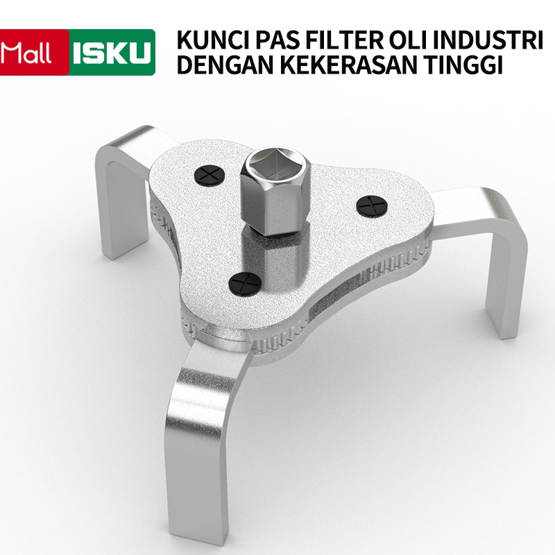 ISKU Kunci Filter Universal Oli 2 Way Oil Filter 55 -115mm Kunci Pembuka Filter Oli Mobil Alat Perka