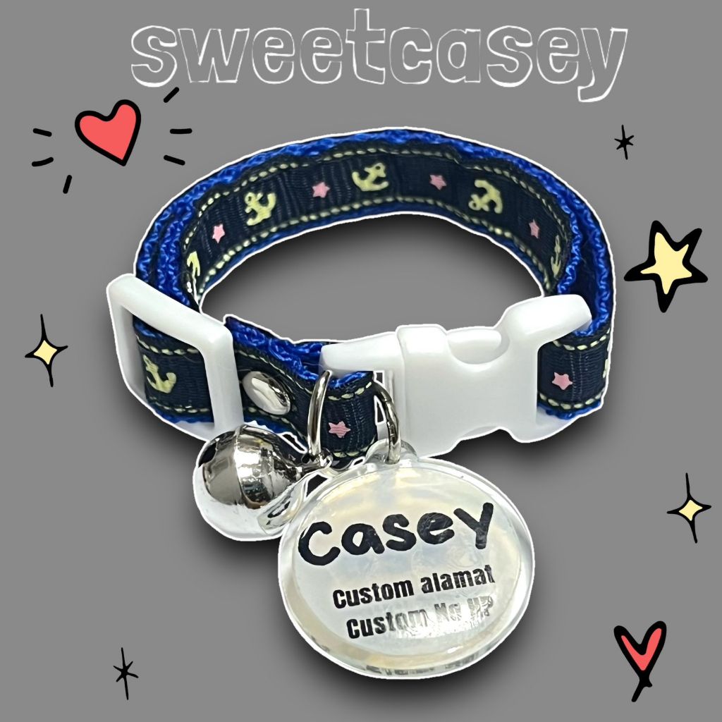 RK JANGKAR CAT NECKLACE FREE NAMA/KALUNG KUCING CUSTOM NAMA