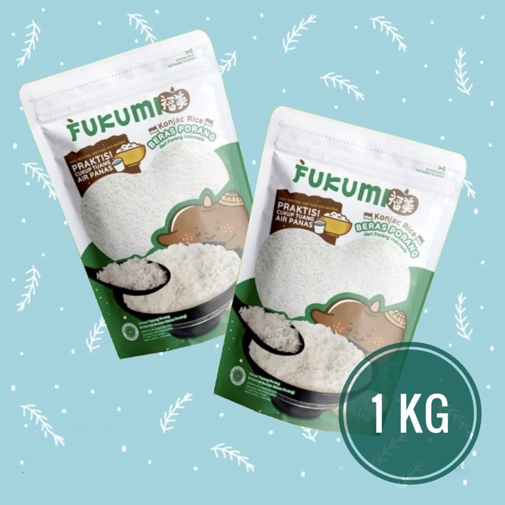 

FUKUMI BERAS PORANG POUCH 1KG