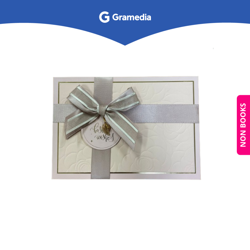 

Kotak Kado Rose Deboss Ribbon Pink/White M