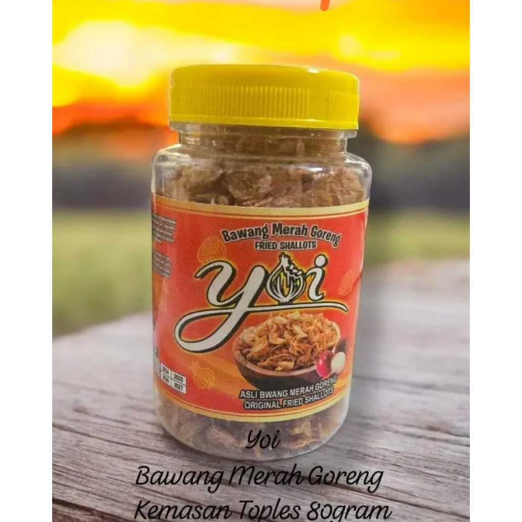 

YOI/bawanggoreng/kemasan toples 80gram/YOIPUSATBAGOR