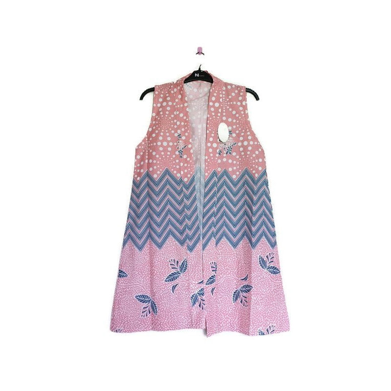 TRENGGINAS - ROMPI BATIK VEST CARDIGAN WANITA TANPA LENGAN OUTER BATIK