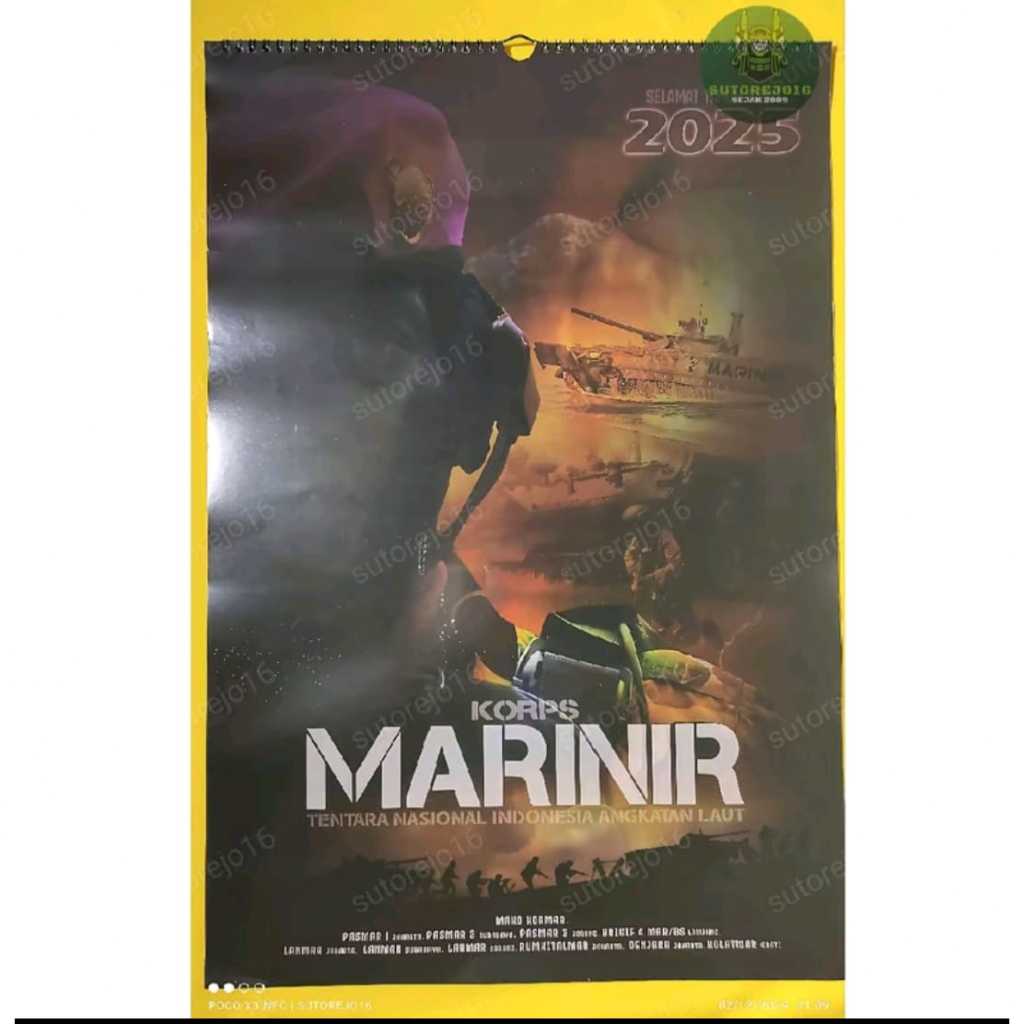 

KALENDER DINDING TNI AL MARINIR 2025 TERBARU