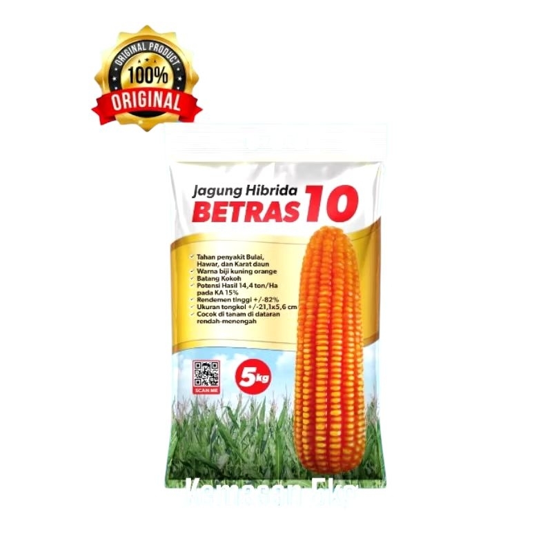 

Jagung Hibrida Betras 10 Kemasan 5 kg