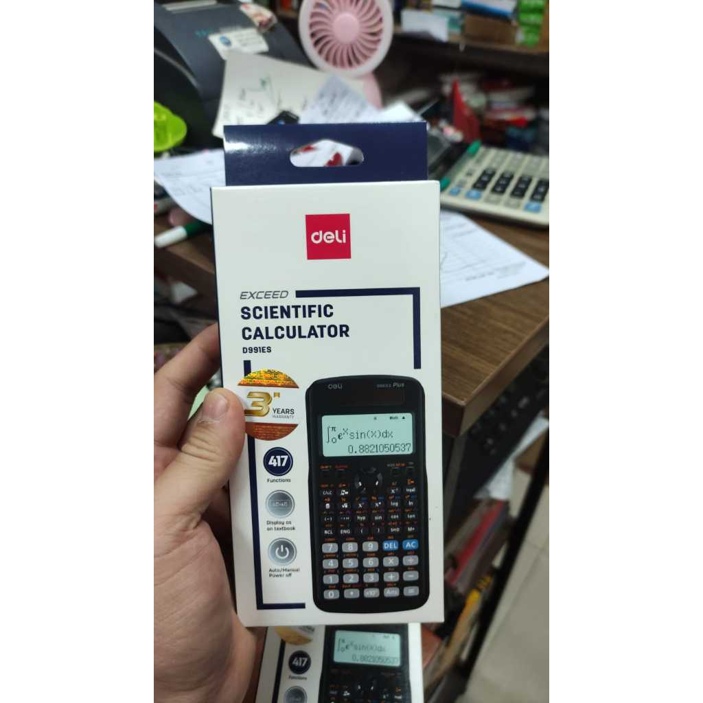 

kalkulator deli d991es (pardud bonus) promosi 417 fungsi scientific calculator ilmiah d 991 es