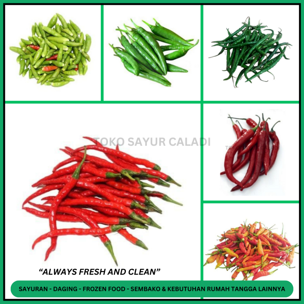 

Cabe 200gr 100gr | Rawit Merah Keriting Tanjung Cengek Cabai Murah Segar