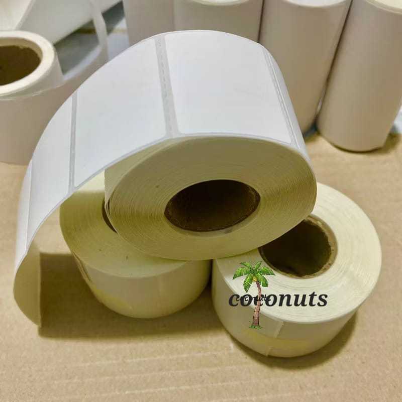 

Sticker Label Ukuran 40X30 mm 1 Pack isi 4 Rolls / Thermal 40 X 30 Isi 800 Pcs / Lembar 4 Rolls