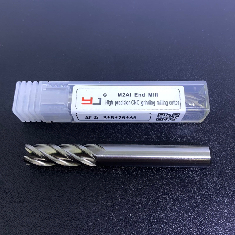 Endmill 8 mm merk YJ baru original..Endmill 8mm