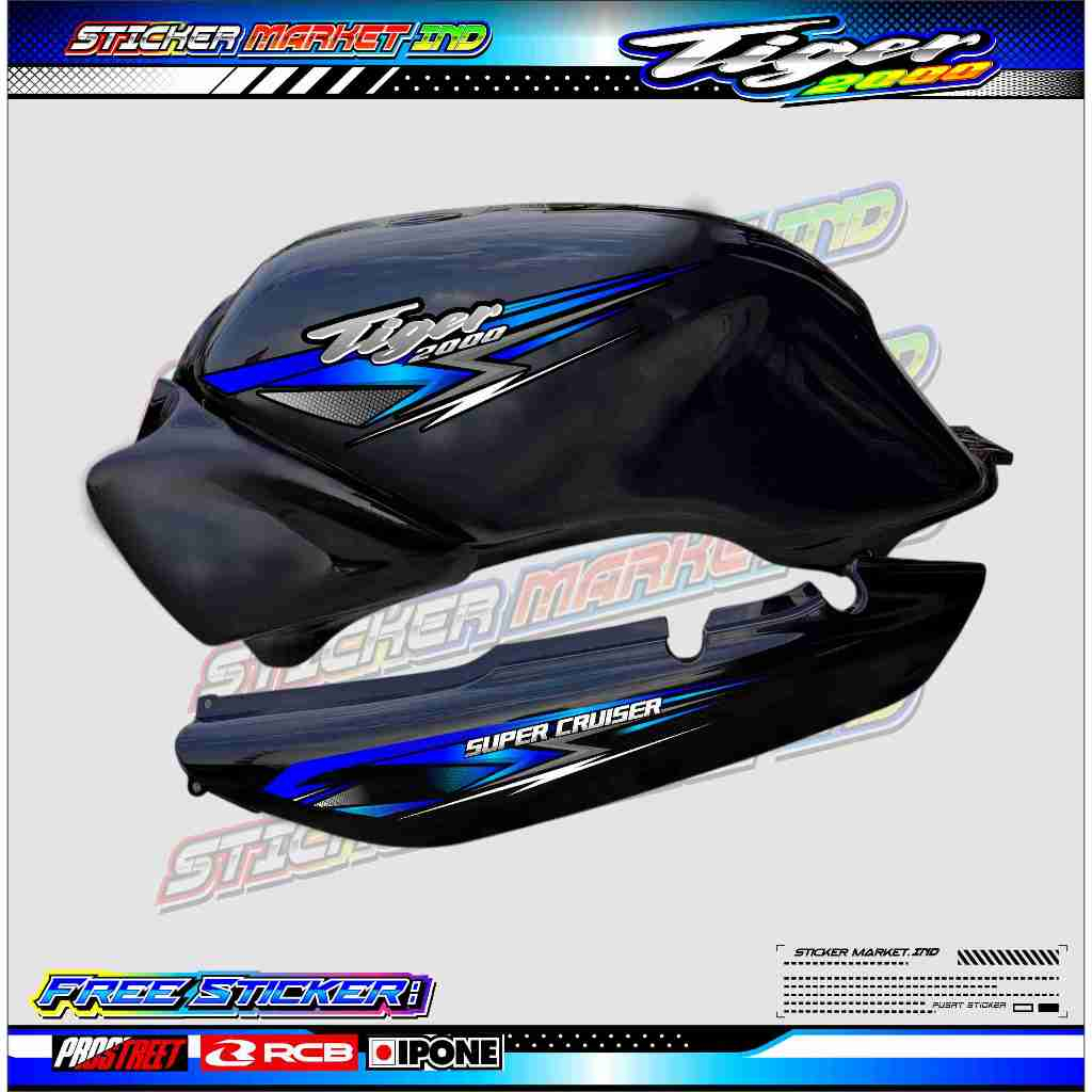 STRIPING VARIASI HONDA TIGER 2000/ STRIPING LIST MOTOR HONDA TIGER 2000