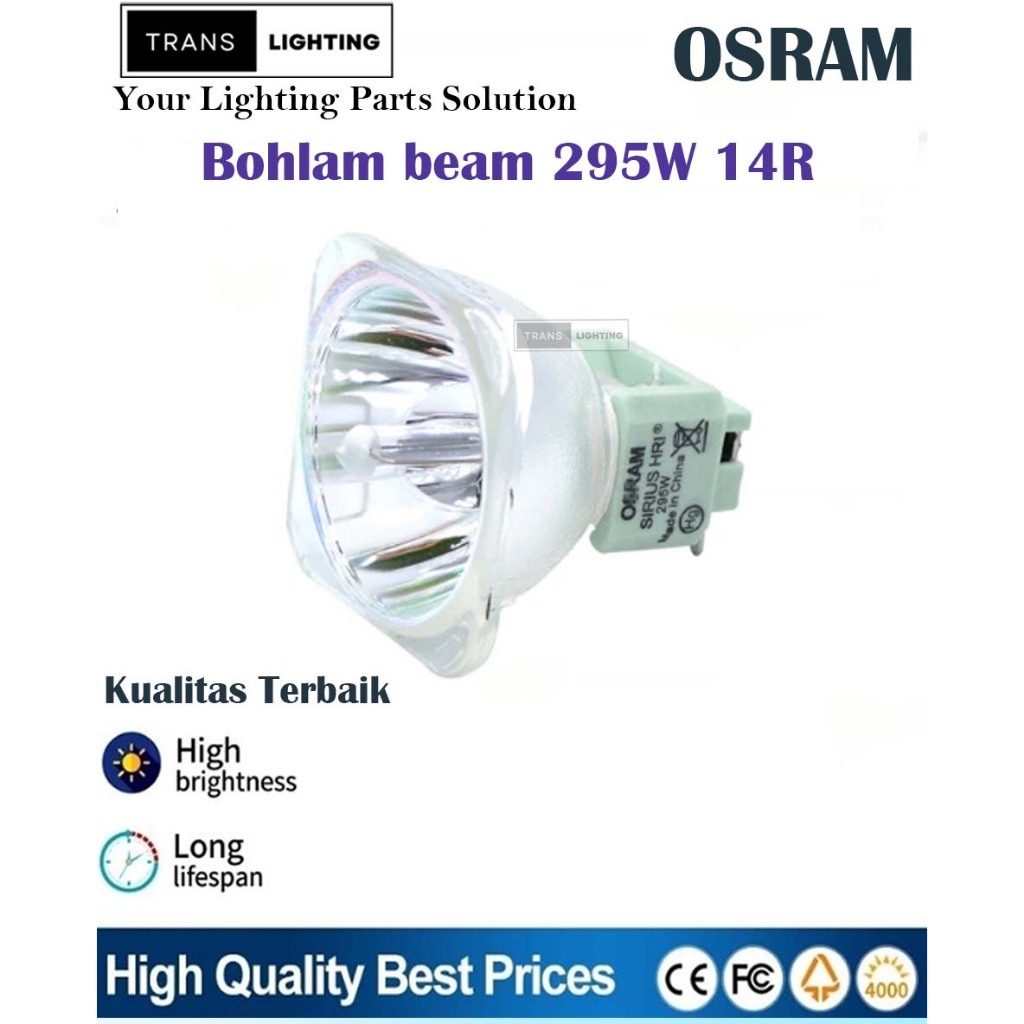 BOHLAM BEAM 295W 14R TRF CLARA S ORIGINAL NEW