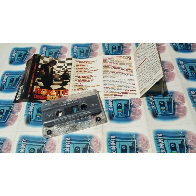 kaset pita roxette / crash boom bang