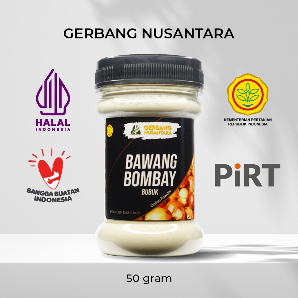 

Gerbang Nusantara - Bawang Bombay Bubuk Bumbu Masak Dapur Rempah 50gr