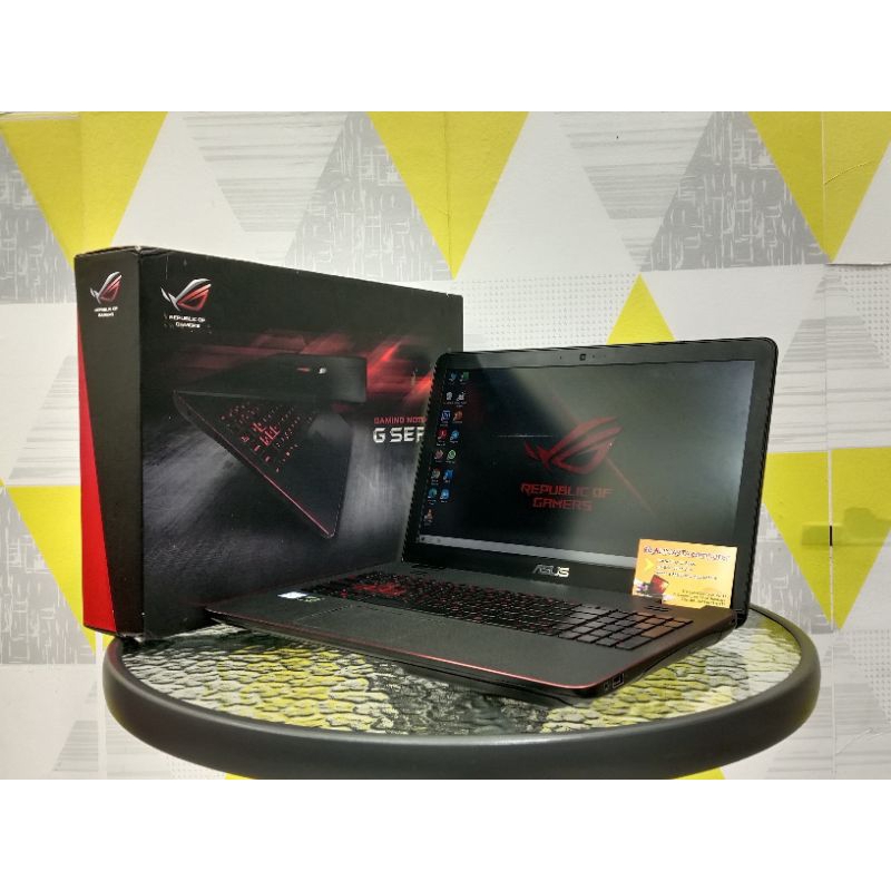 LAPTOP ASUS GAMING G551V SECOND SIAP PAKAI