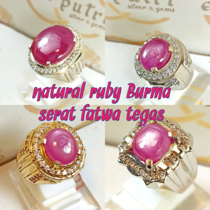 natural ruby Mozambique rasa burma, ruby serat fatwa