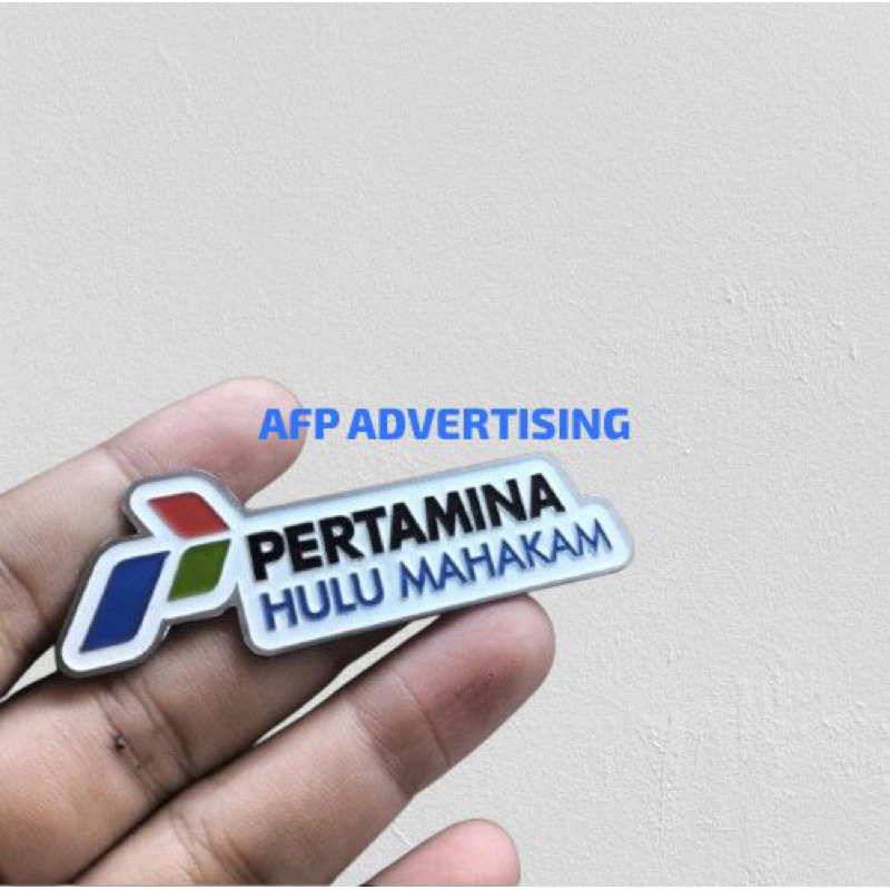 pin pertamina custom / pin pertamina stainless / pin pertamina kuningan / enamel custom