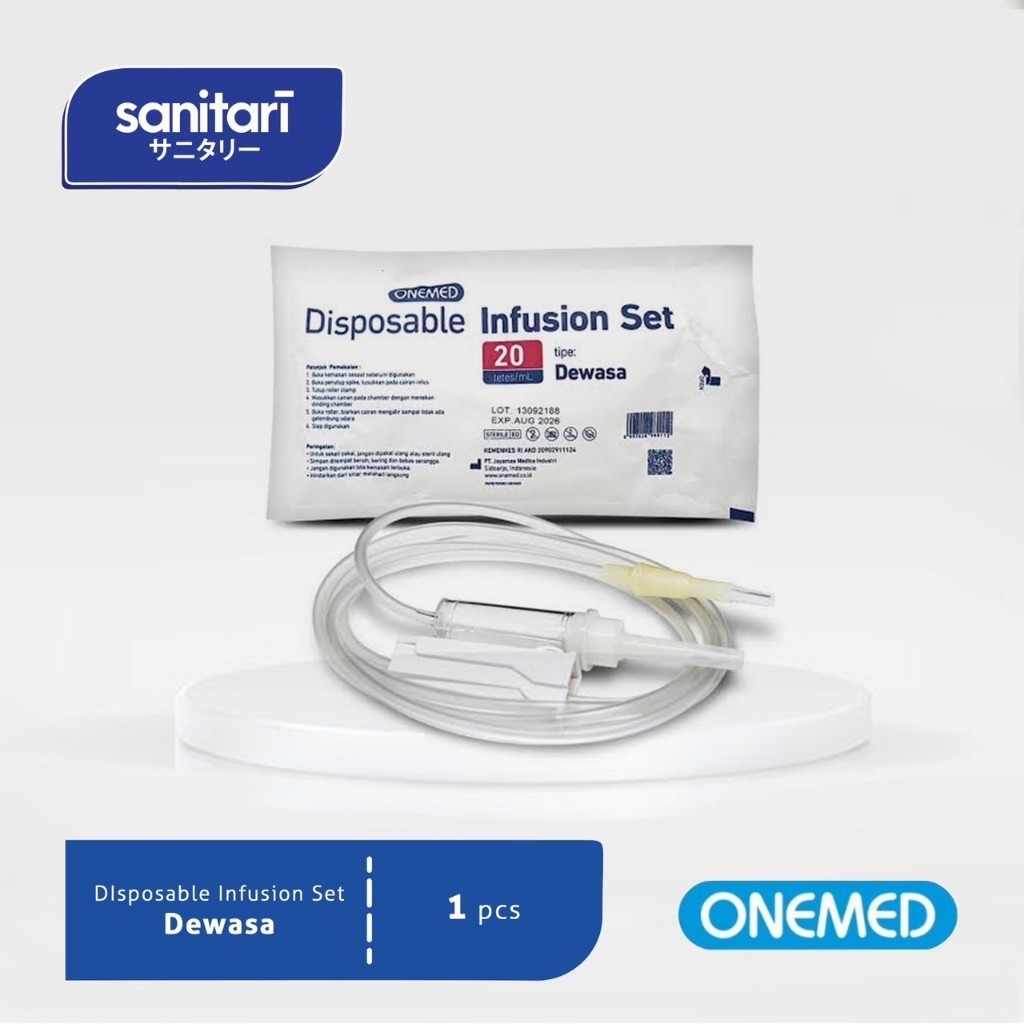 Infus Set Onemed Dewasa Selang Infus Dewasa Onemed Infusion Set Alat Infus Dewasa Infus Set Dewasa O