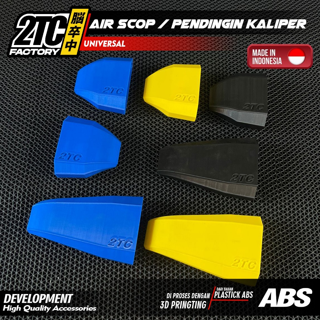 AIR SCOOP KALIPER CAKRAM AIR DUCK PENDINGIN KALIPER UNIVERSAL 3D PRINTING BY 2TC FACTORY