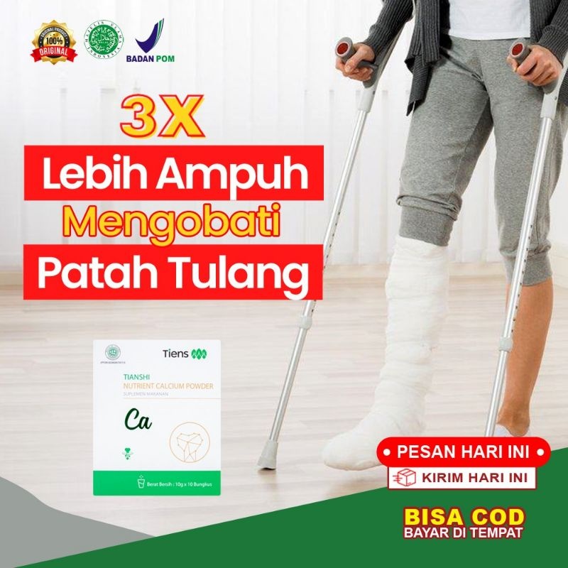 

Susu Tiens untuk Patah Tulang Dewasa Tianshi Nutrient Calcium Powder Super
