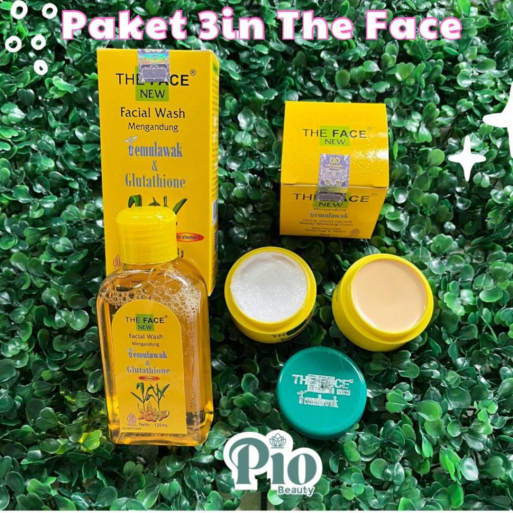 PAKET CREAM TEMULAWAK THE FACE + FACIAL FOAM TEMULAWAK THE FACE