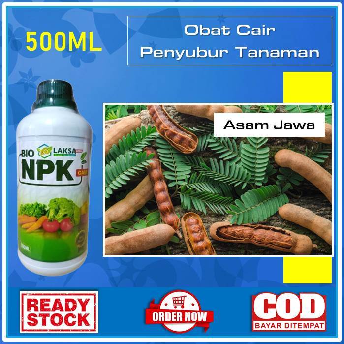 [Promo] Pupuk Tanaman Asam Jawa - Pupuk Cair 500 ML Termurah (BIO NPK CAIR LAKSA) Merangsang Perakar