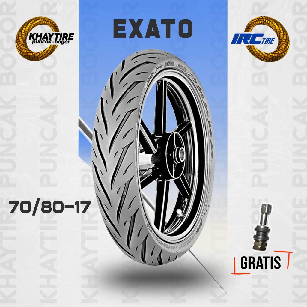Ban Tubles Motor Bebek IRC EXATO NR88 70/80 Ring 17