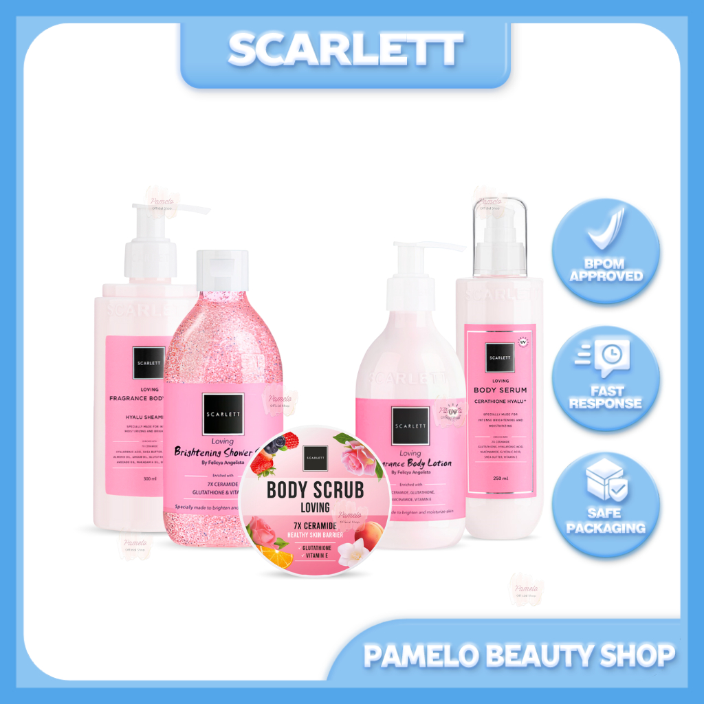 Pamelo Scarlett Loving Series Lotion Loving Scarlett Paket Loving