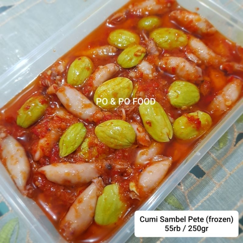 

Cumi Sambal Pete 250gr | Cumi asin | baby cumi | Sambel | Lauk frozen food praktis tinggal dipanaskan kembali | makanan pedas cabe | Sayur masakan rumahan home made | sambal basah Ready to eat makanan siap saji instant food murah enak lezat seafood