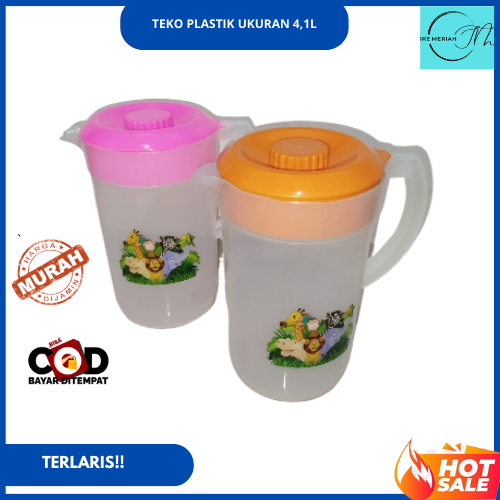 SM [TERMURAH] Teko Plastik Jumbo 4.1 Liter NINA / Teko Plastik JUMBO Bpa Free Higt Quality