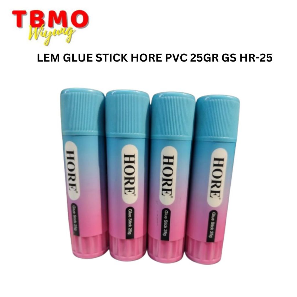 

TBMO LEM GLUE STICK HORE PVC 25GR GS HR-25
