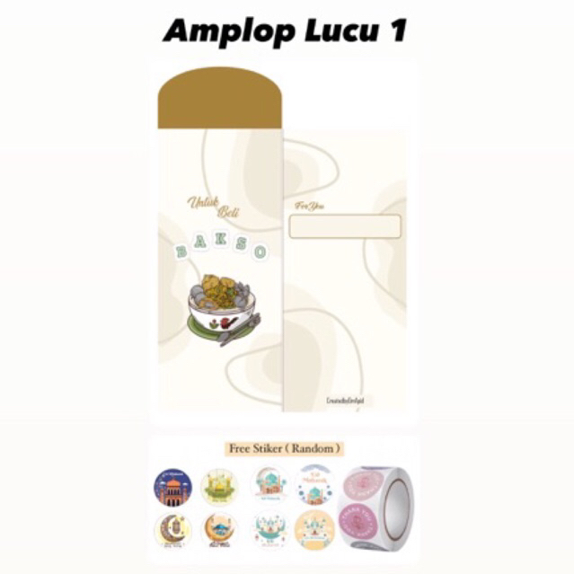 

Amplop Lebaran / Natal / Angpao - Aesthetic / Profesi / Unik / Lucu ( Ukuran Besar, Isi 10 Pcs ) FREE Stiker