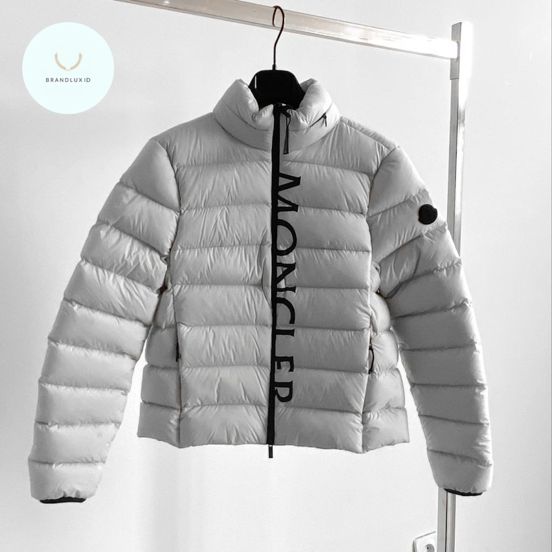 Moncler Cerces Nylon Down Jacket White