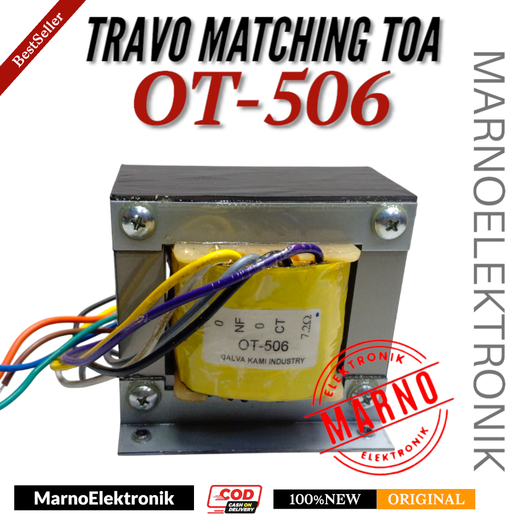 TRAVO TRAFO TOA OT-506 OT506 OT-506 UNTUK AMPLI TOA 1121 / 2120 ASLI ORIGINAL ORI