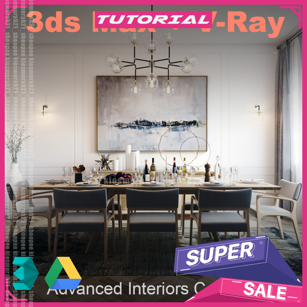 3Ds Max - 3ds Max Vray Advanced Arch Viz Interior Projects 3Ds Max Tutorial