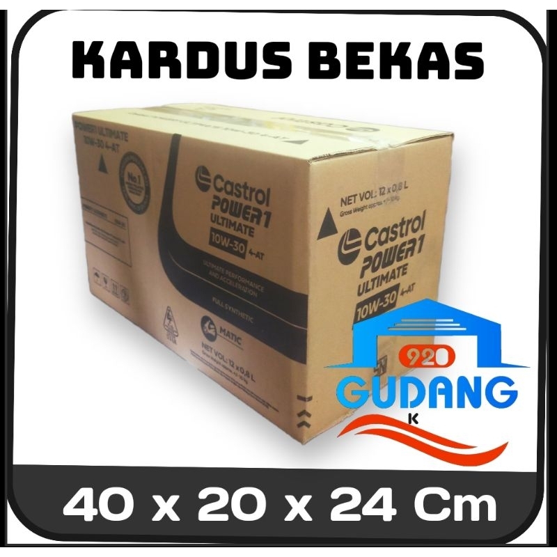 Kardus Bekas 40 x 20 x 24
