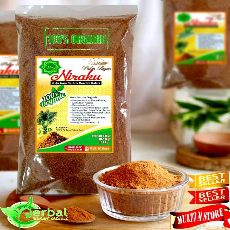 

2 Kg Gula Aren Semut Kualitas Premium | Anti Diabetes | Gula Rendah Kalori