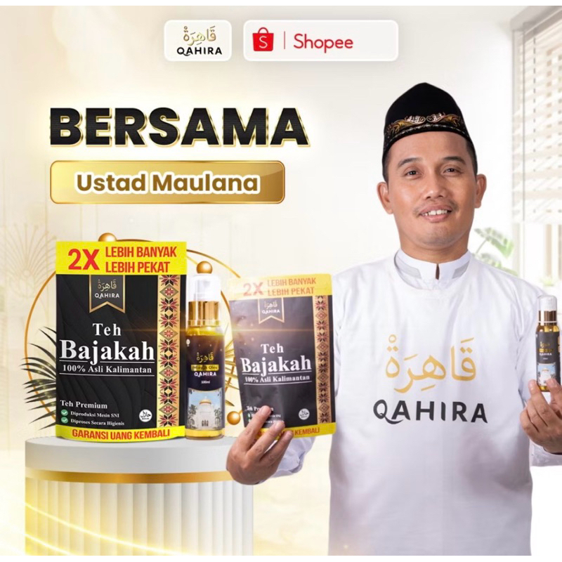 [100% ORIGINAL] Qahira 1 Teh + 1 Minyak Oles Menyembuhkan Semua Penyakit