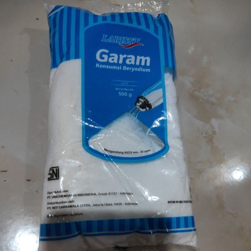 

Larisst garam dapur 500 gram garam dapur beryodium