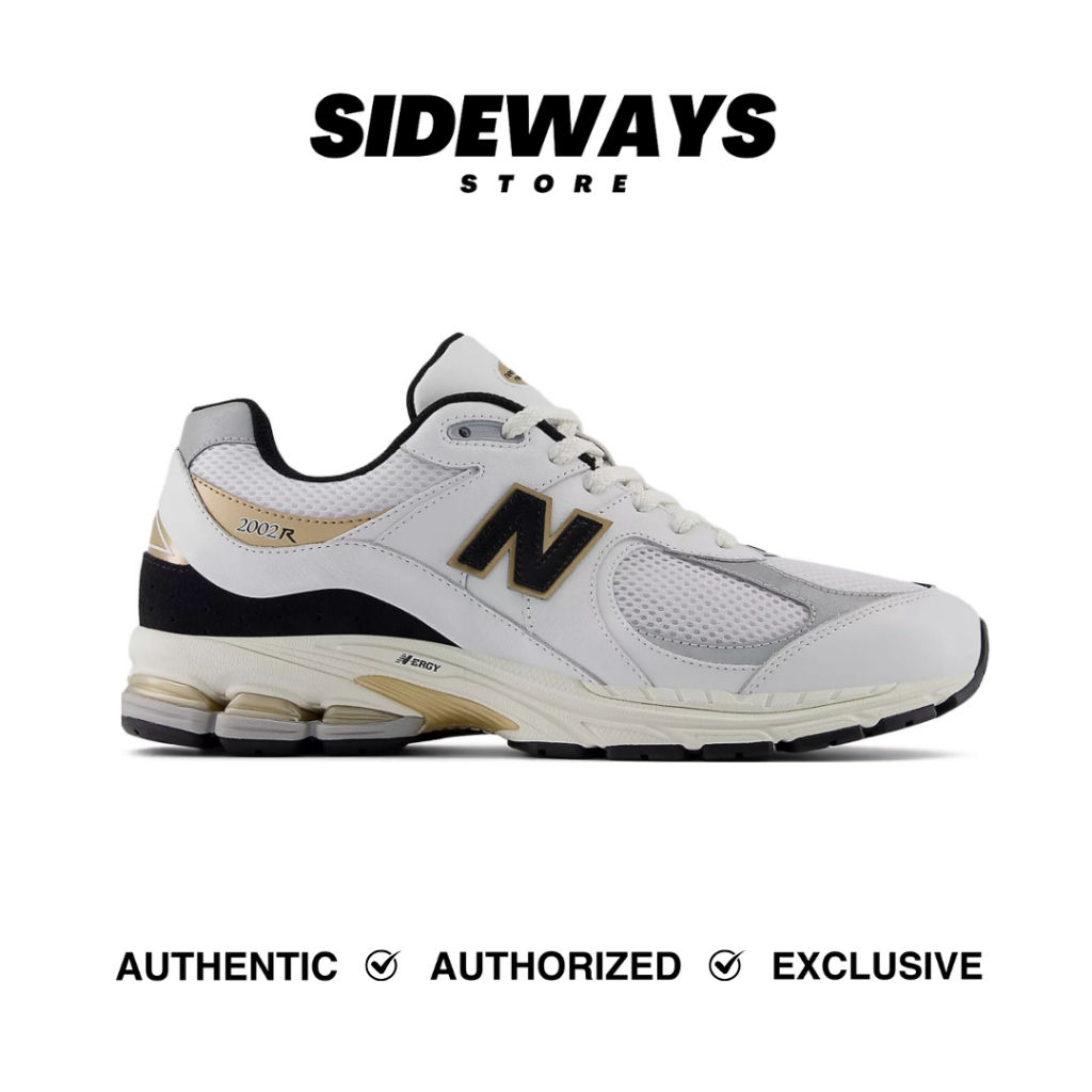 New Balance 2002R White Black Gold Metallic (M2002RPN)