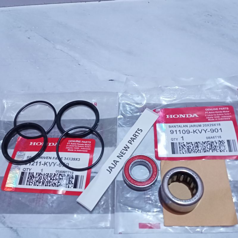 Seal pully+Bearing laher bambu pully Honda Beat Scoopy spacy Vario 110 Genio beat LED Scoopy led Var