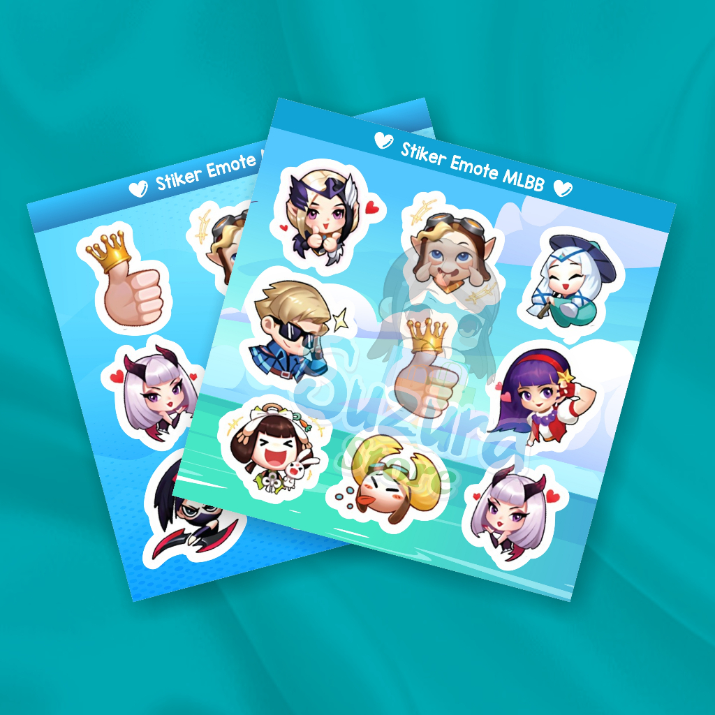 STIKER EMOTE MOBILE LEGEND, STIKER BERKUALITAS DAN ANTI AIR