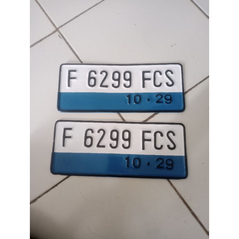 plat nomor motor listrik