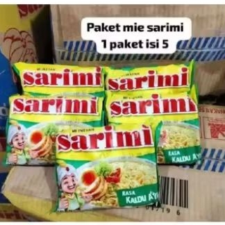

1 pake sarimi kaldu isi 5 exd aman